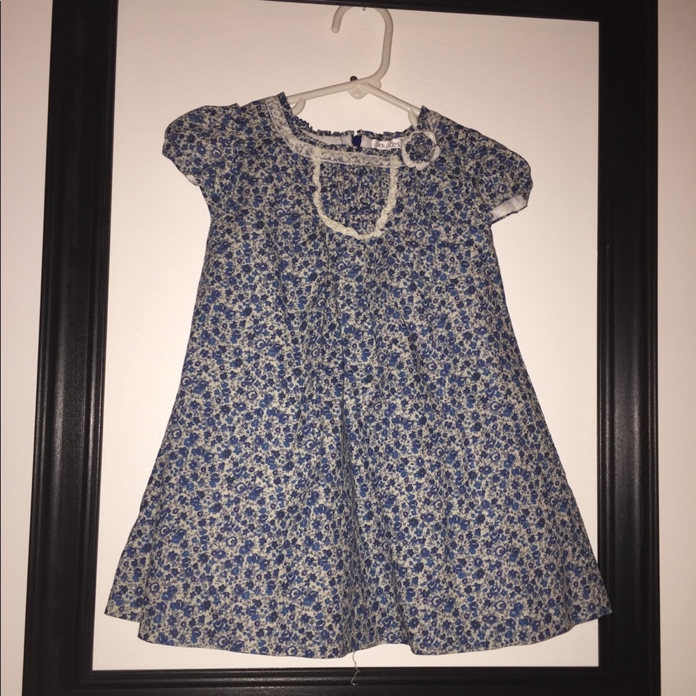 VGUC 2T Blue Prairie Vintage Style Dress